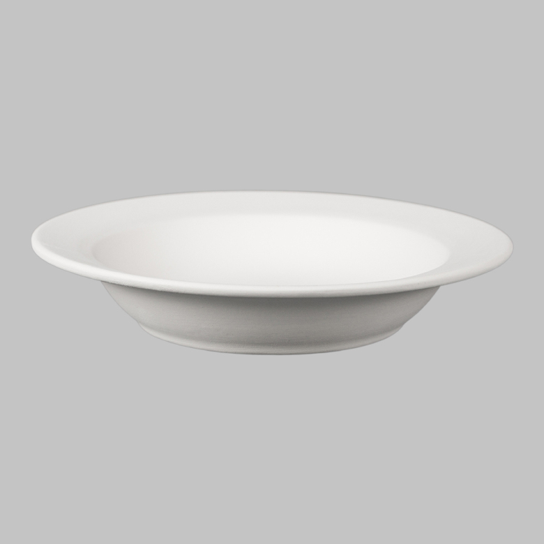 Tallrik - djup - 6 st - stengods