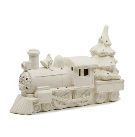 Lykta -T�g med gran - 2 st.