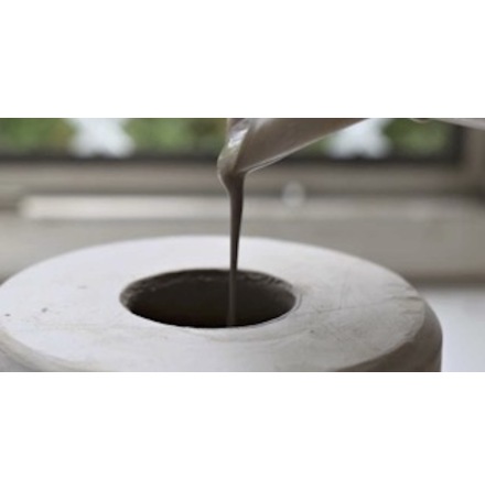 Stengods gjutlera vit-kr�mf�rg - 1000-1280�C