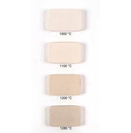 Stengodslera vit/ljusgr�beige utan chamotte - 1000-1280�C - vid frost se FAQ