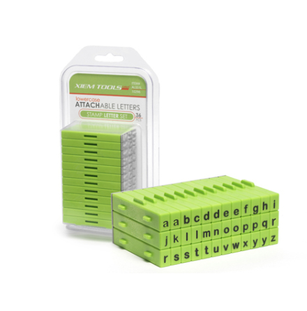 St�mpel Alfabet - sm� bokst�ver