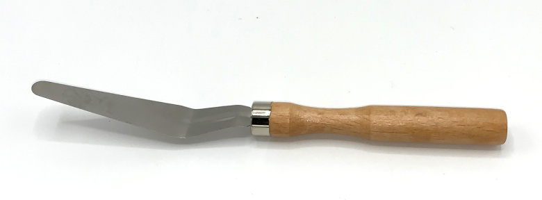 Palettkniv vinklad