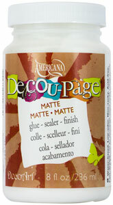 Decoupage matt