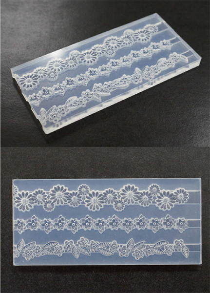 Silikon ringform - blommor