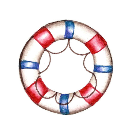 Livboj - 50 mm - 4 st.