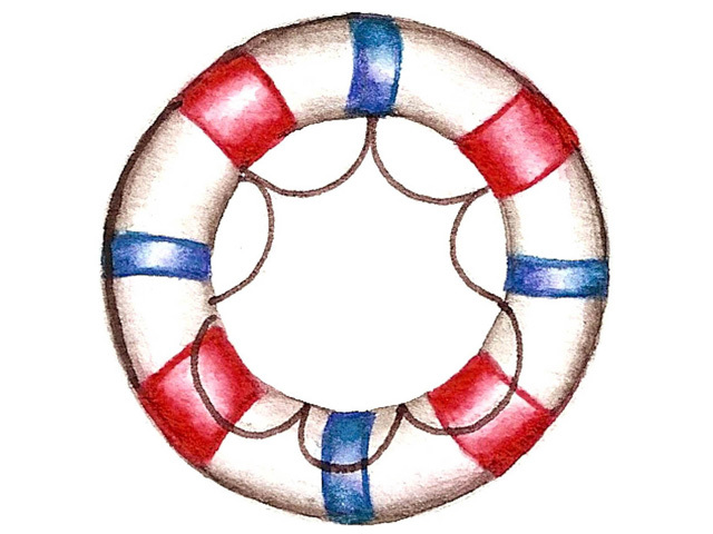 Livboj - 50 mm - 4 st.