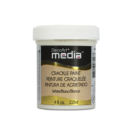 Krackelering - f�rg - vit