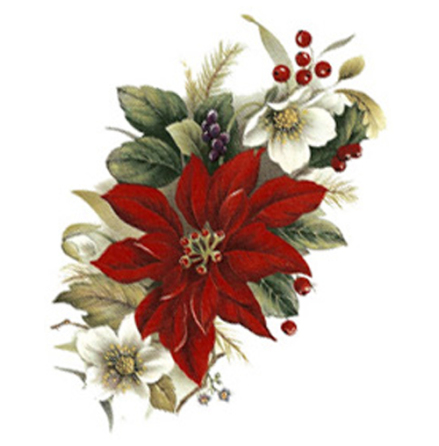 Winterblommor 60 x 100 mm - 1 st.