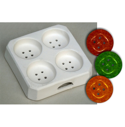 Runda knappar -  glasform