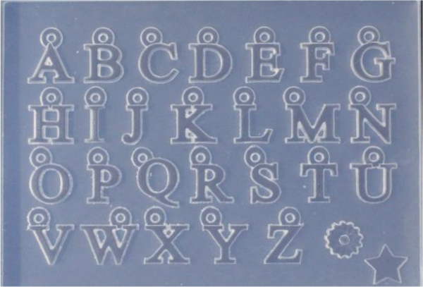 Silikonform - Alfabetform 