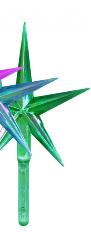 Toppstar/p�rlemo - Stj�rna mellan gr�n