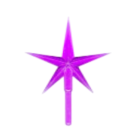 Toppstar - Stj�rna medium lila