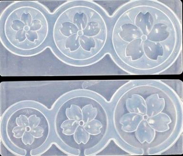 Silikonform dubblesidig  - Cherrie blossoms