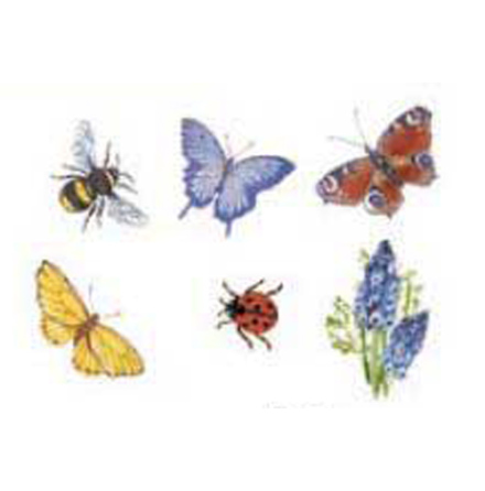 Insekter - 20 mm - set med 24 st