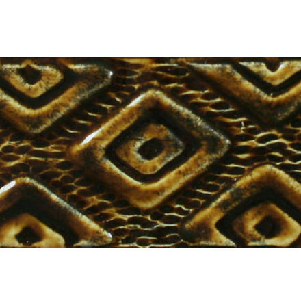 Textured Amber Brown