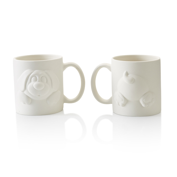 Mugg med hund - 8 st. 