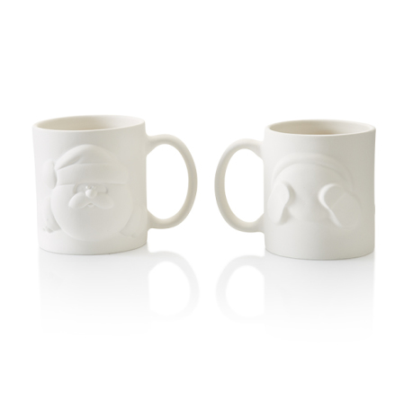 Mugg med tomte - 8 st.