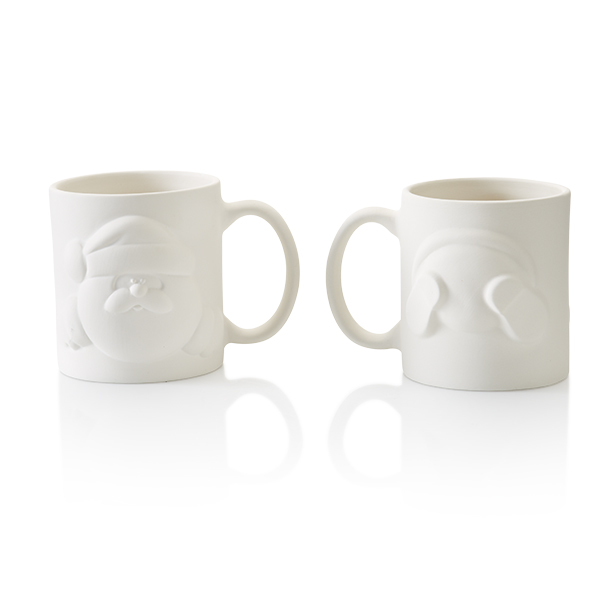 Mugg med tomte - 8 st.