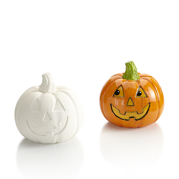 Liten Pumpa med ansikte - 8 st.