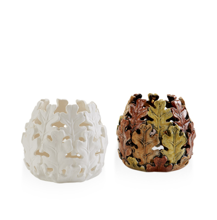 Lykta - L�v rund - 4 st.