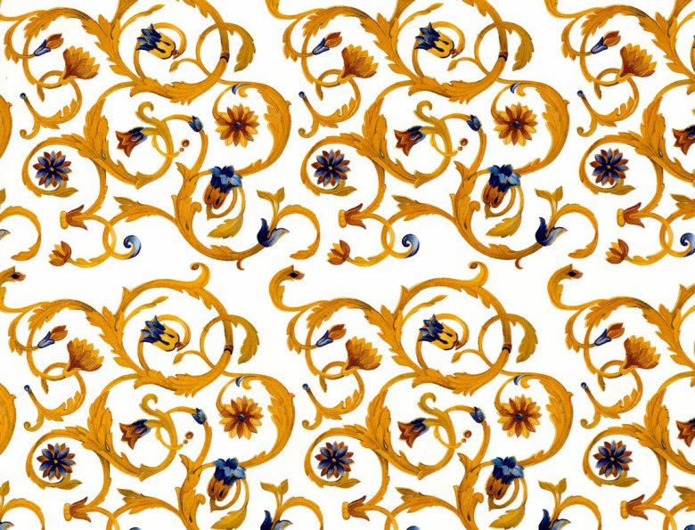 Gyllene snirkel 70x50cm - mica guld