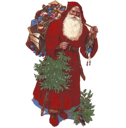 Jultomte 100 x 55 mm - 1 st.