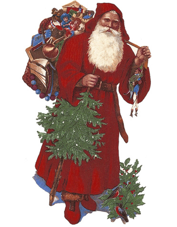 Jultomte 100 x 55 mm - 1 st.