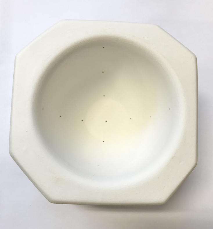 Brevpress - halvm�ne glasform