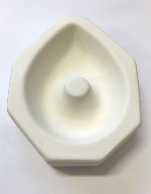 Stort h�nge glasform