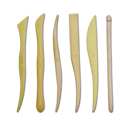 Skulpteringsset tr� - 20 cm