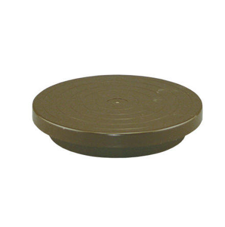 Kavalett i brun plast - 20 cm