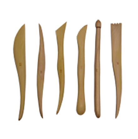 Skulpteringsset tr� - 15 cm