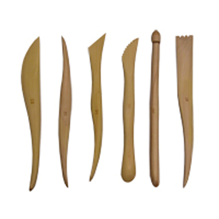 Skulpteringsset tr� - 15 cm