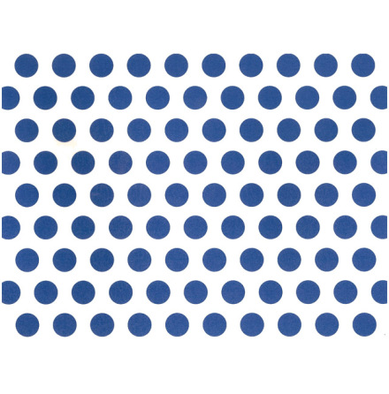 Bl�a punkter 70x50cm