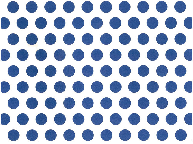 Bl�a punkter 70x50cm
