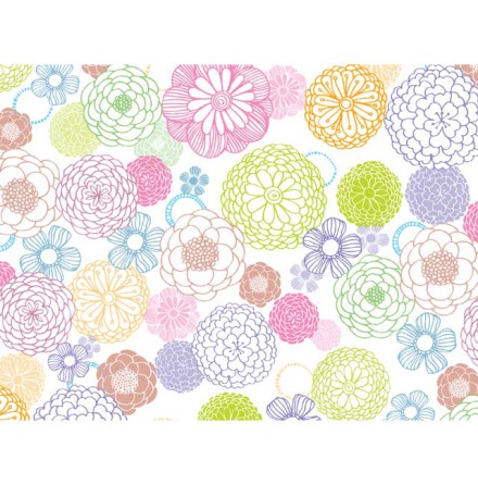 Pastell Dahlia 70x50cm