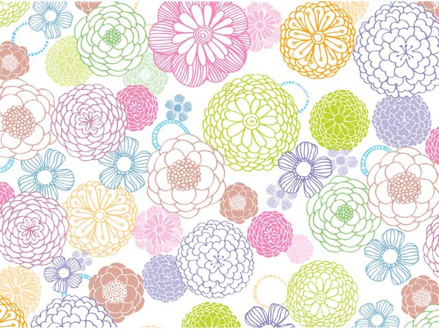 Pastell Dahlia 70x50cm