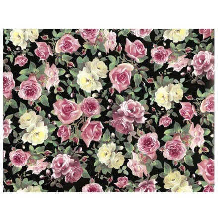 Svarta Rosor 70x50cm