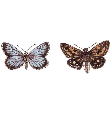 Fj�ril &amp; stor mal - 30 x 20 mm - 2 par