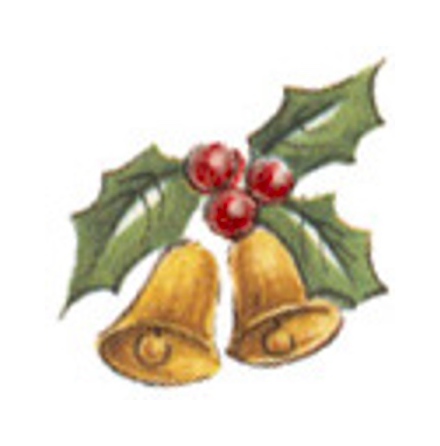 Julklockor - 25 mm - 5 st. 