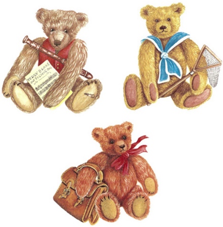 Nallar - 50 mm - set av 3