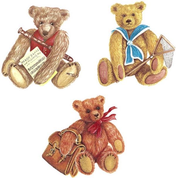 Nallar - 50 mm - set av 3