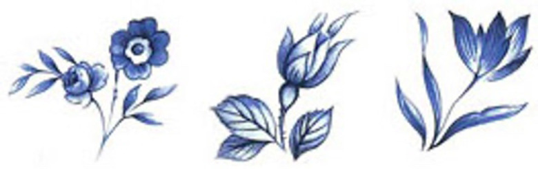 Tre bl� - set av 3 - 20 mm - 5 st. 