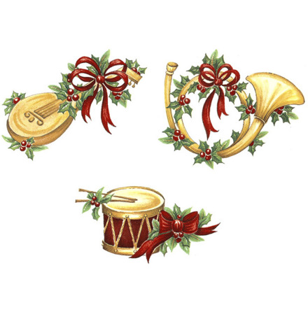 Julmusik - 50 mm - set av 3