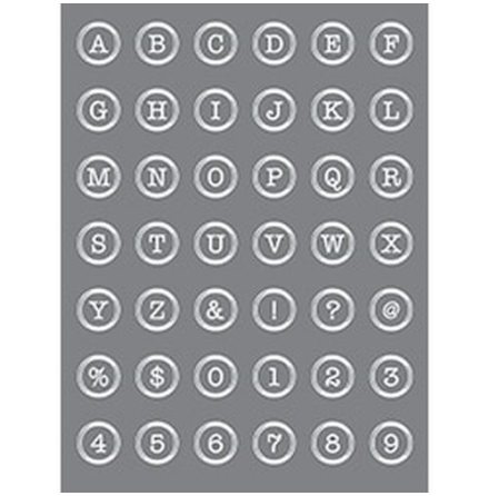 Button Alphabet