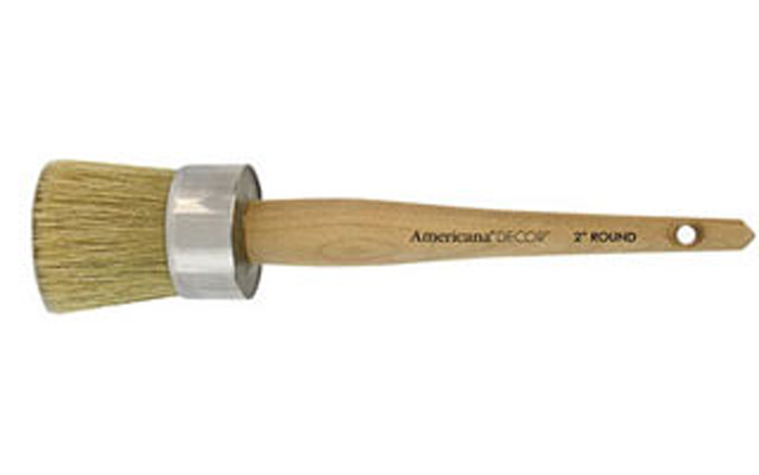 Dekorpensel 5 cm rund till vax