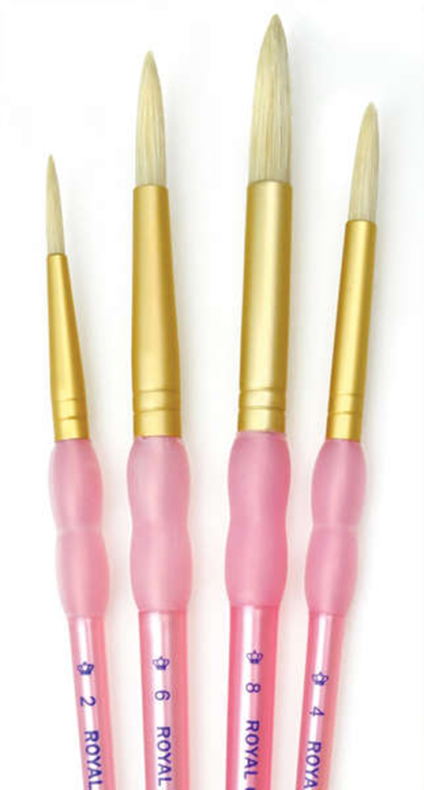 Royal borstpenselset - Rund