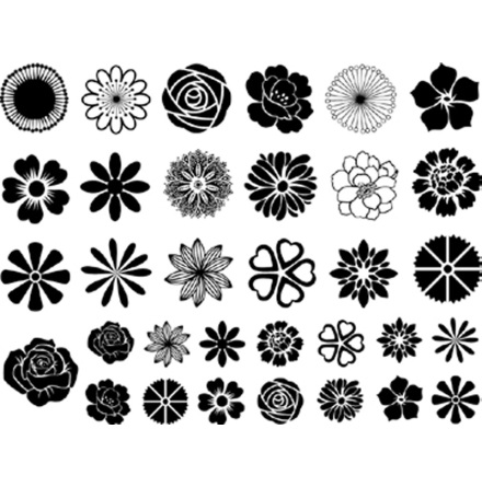 Blommor sm� - Platina