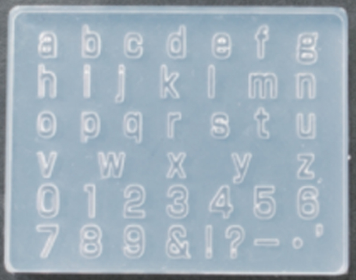 Silikonform - Alfabetform 