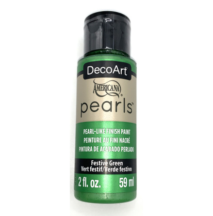 Pearls - Festive Green